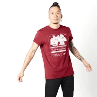 Teenage Mutant Ninja Turtles Bebop And Rocksteady Unisex T-Shirt - Burgunderrot