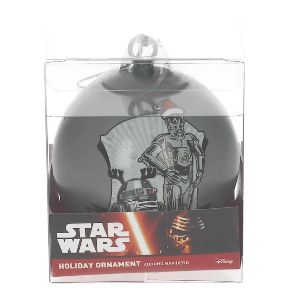 Star Wars Christmas Bauble - R2 D2 and C 3PO Happy Holidays Bild 1