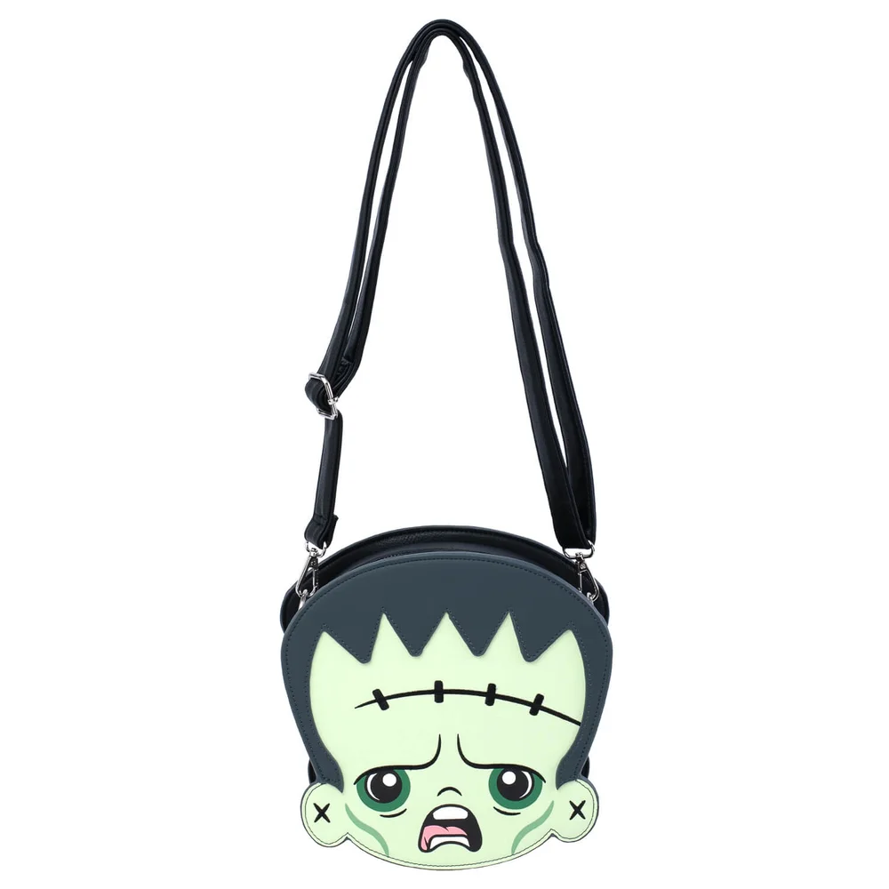 Loungefly Universal Monsters Frankie & Bride zweiseitige Umhängetasche Bild 1