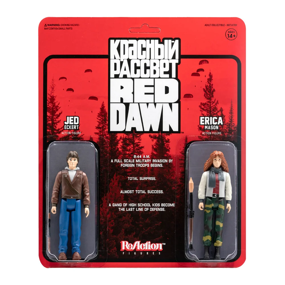 Super7 Red Dawn ReAction 2er-Pack - Erica und Jed Actionfiguren Bild 1