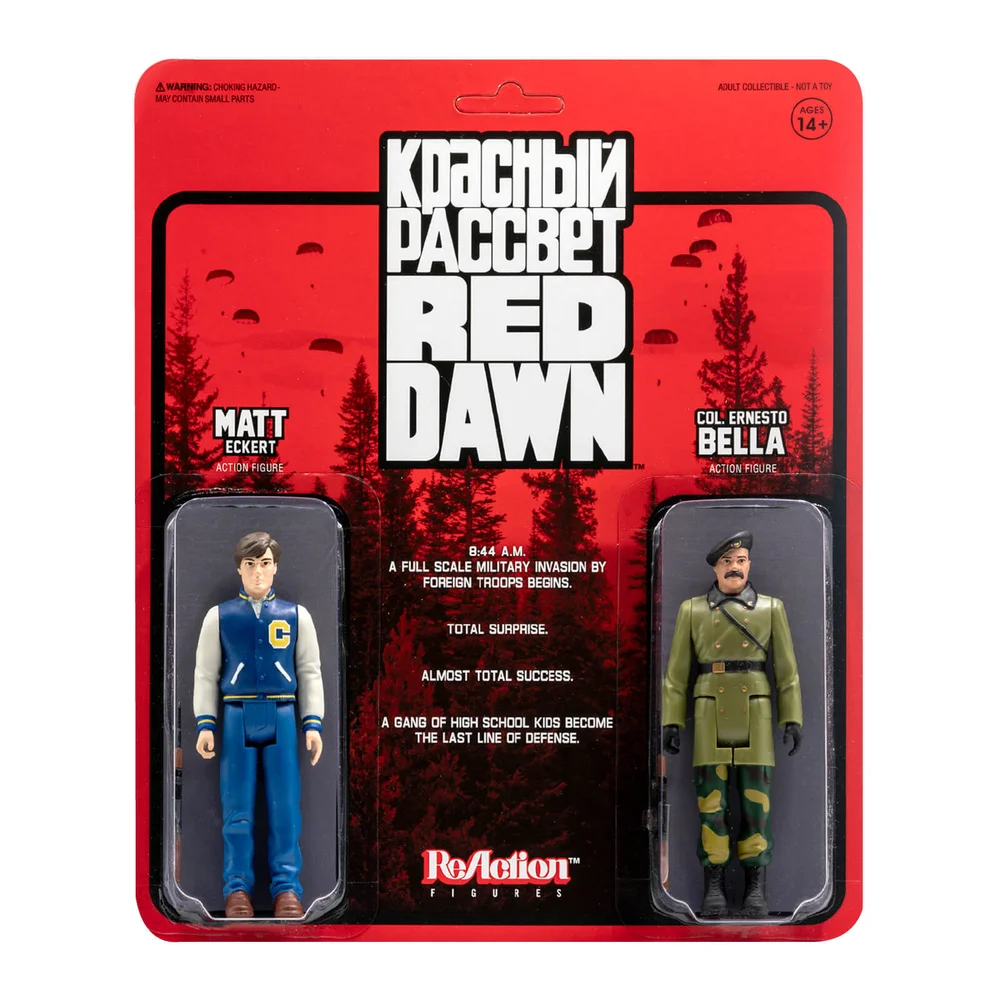 Super7 Red Dawn ReAction 2er-Pack - Matt und Bella Actionfiguren Bild 1