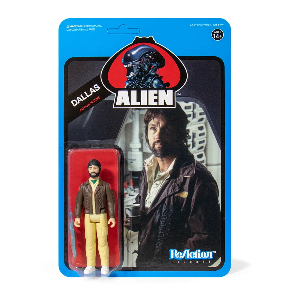 Super7 Alien ReAction-Figur - Dallas (Blaue Serie) Actionfigur Bild 1