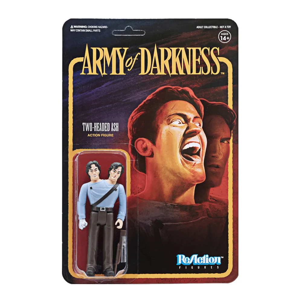 Super7 Armee der Finsternis ReAction-Figur - Zweiköpfiger Ash Bild 1