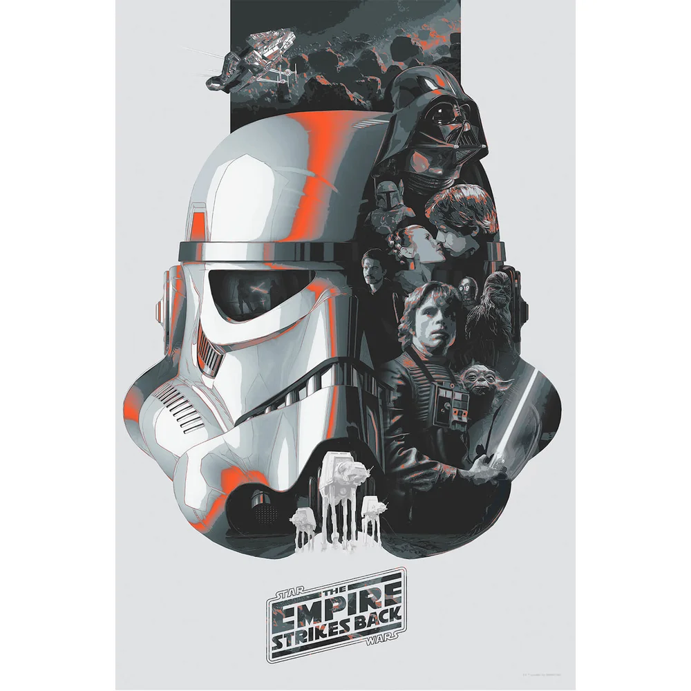 Star Wars: Empire Strikes Bank 'The Fifth' Lithograph by Devin Schoeffler Bild 1