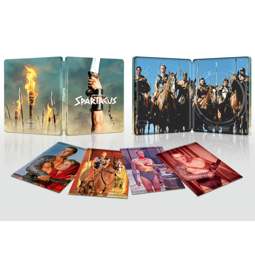 Spartacus - 60. Jubiläum limitierte Auflage 4K Ultra HD Steelbook (Inklusive 2D Blu-ray) Bild 1