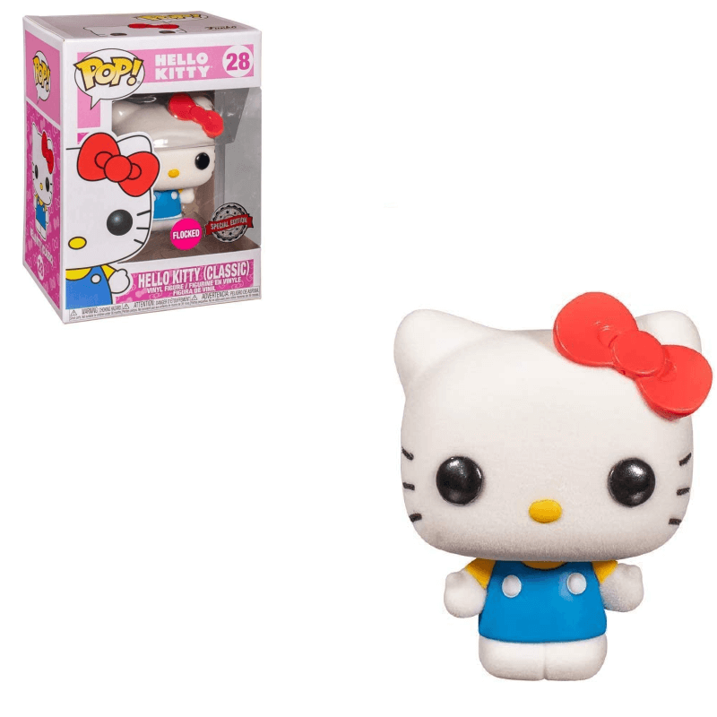 Hello Kitty Flocked EXC Pop! Vinyl Figure Bild 1
