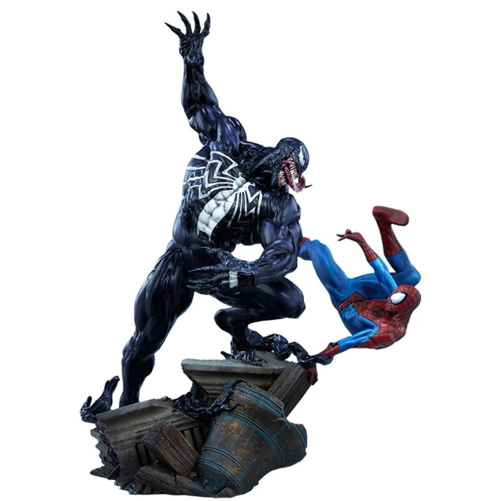 Sideshow Collectibles Marvel Maquette Spider-Man vs Venom 56 cm Bild 1