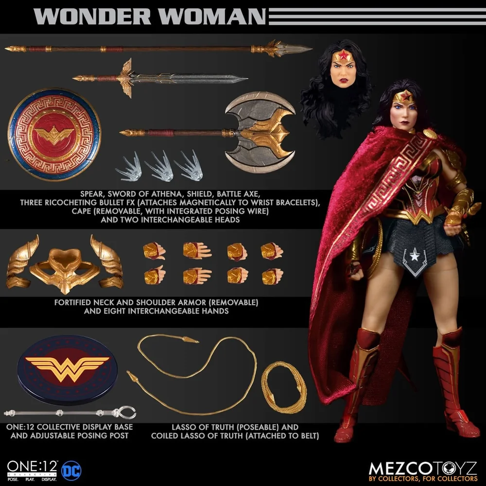Mezco One:12 Collective DC Comics Wonder Woman Figur Bild 1