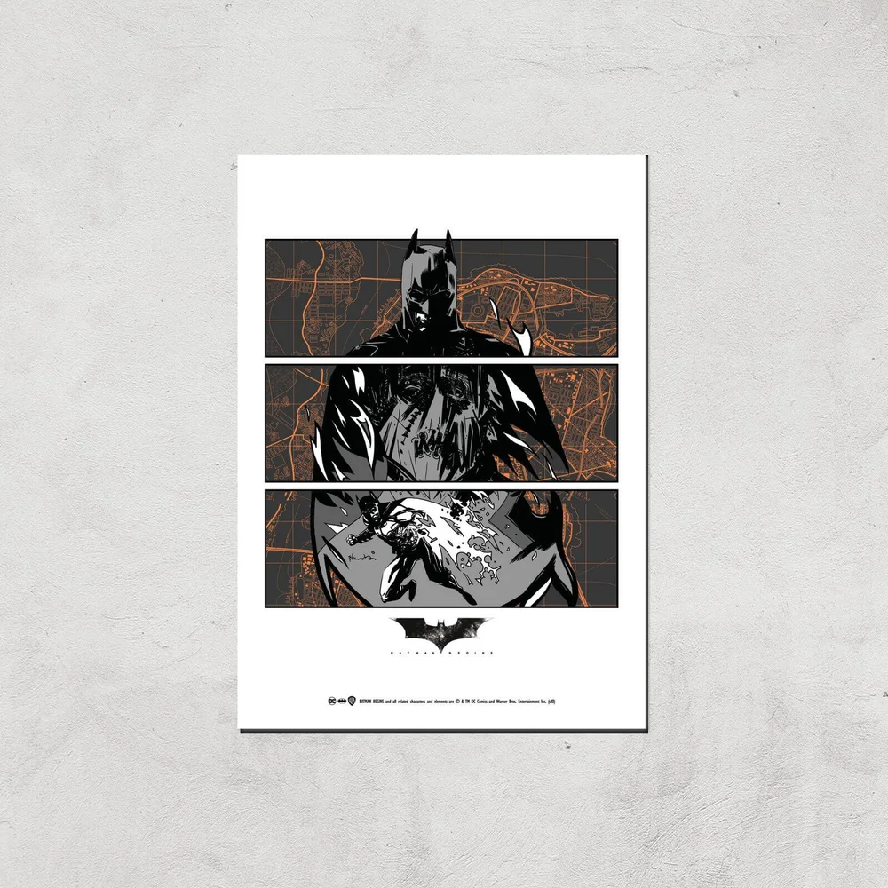 Batman Begins Poster Giclee Art Print - A4 - Print Only Bild 1