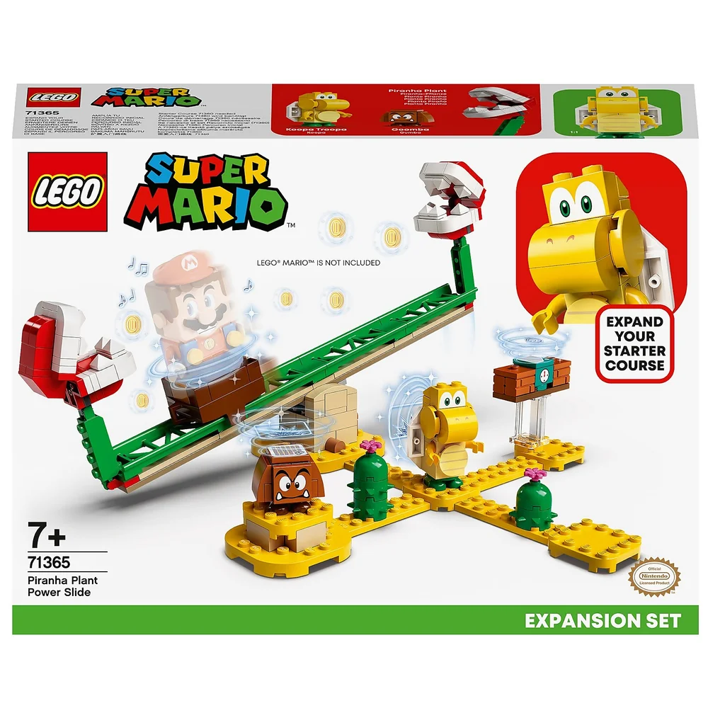 LEGO 71365 Super Mario Piranha-Pflanze-Powerwippe – Erweiterungsset, Bauspiel Bild 1