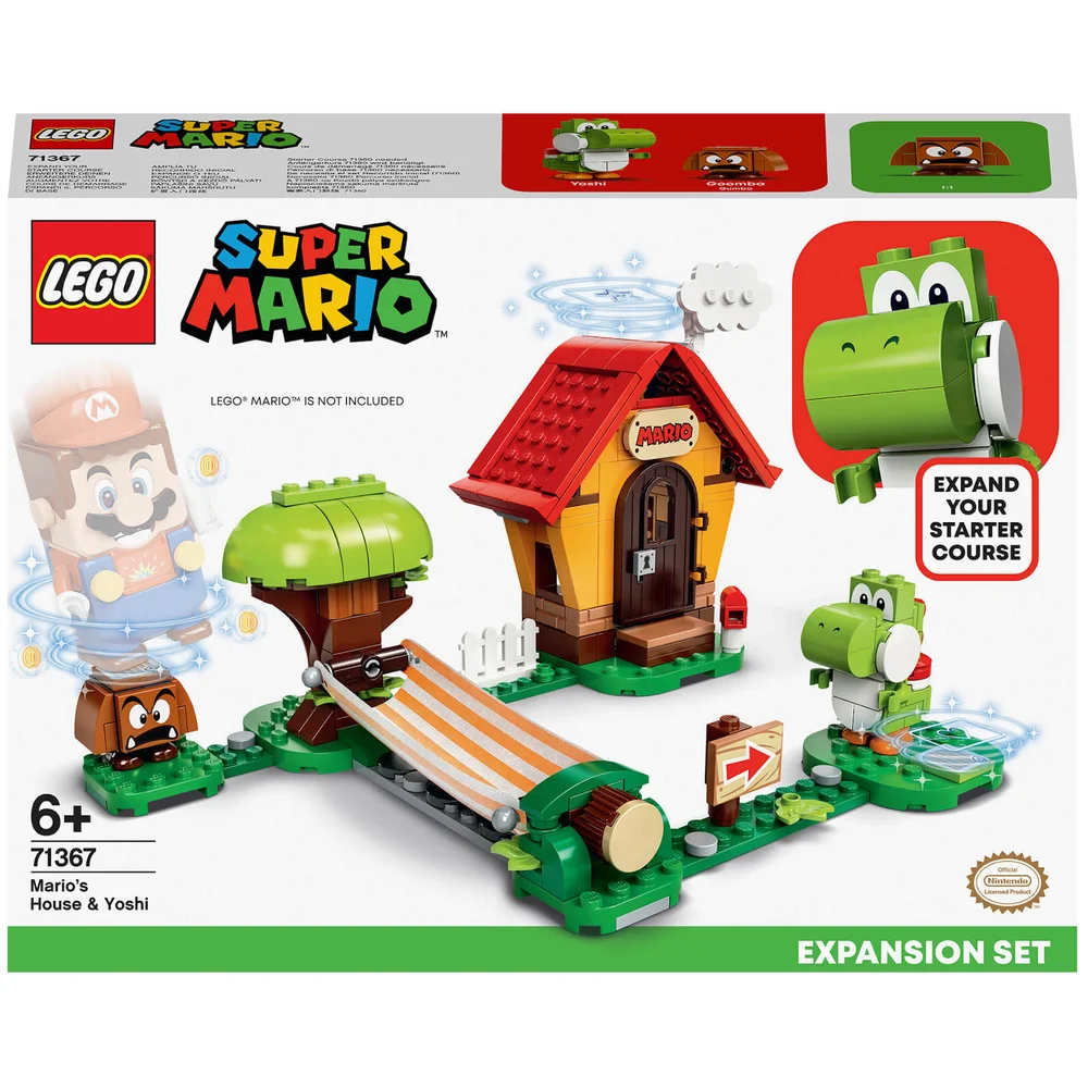 LEGO 71367 Super Mario Marios Haus und Yoshi – Erweiterungsset, Bauspiel Bild 1