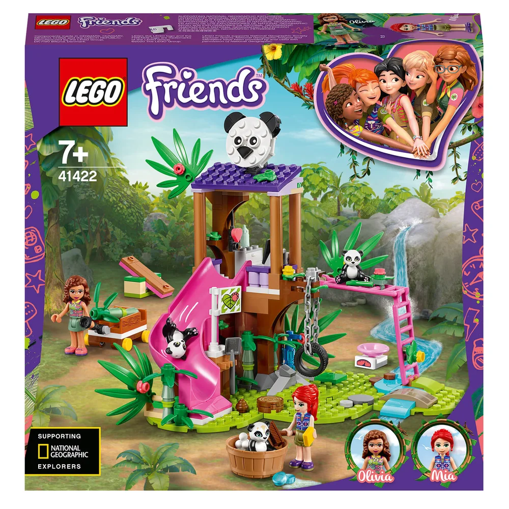 LEGO Friends: Panda Jungle Tree House Rescue Play Set (41422) Bild 1