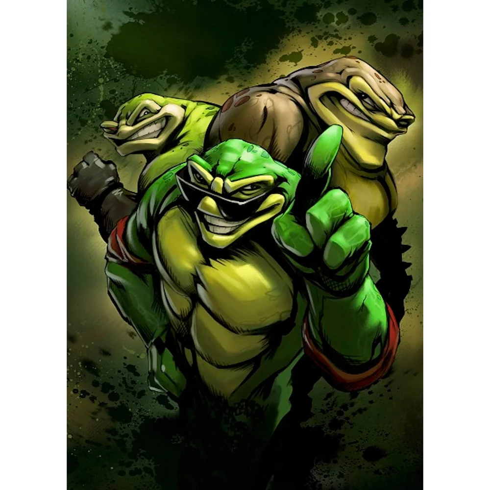 Battletoads Kunstdruck in limitierter Auflage Bild 1
