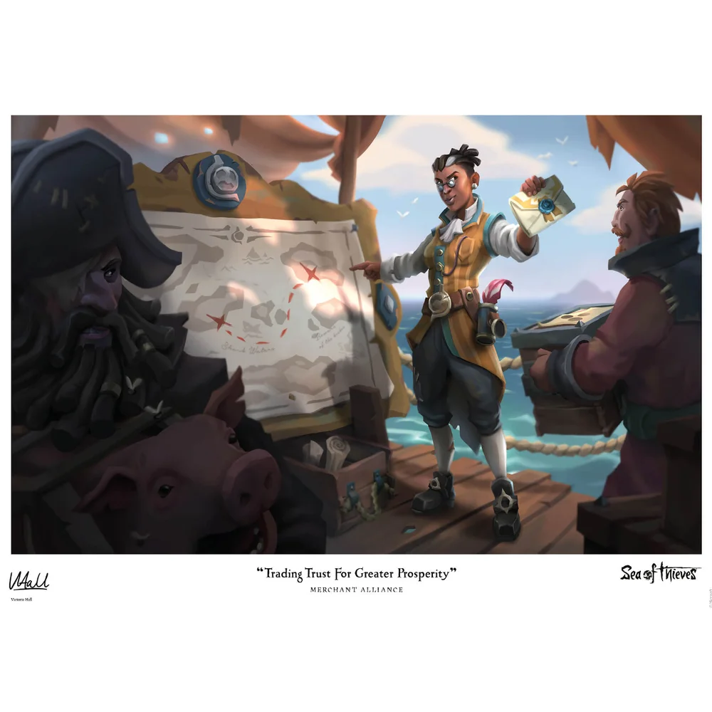 Sea of Thieves Kunstdruck in limitierter Auflage - Merchant Alliance Bild 1