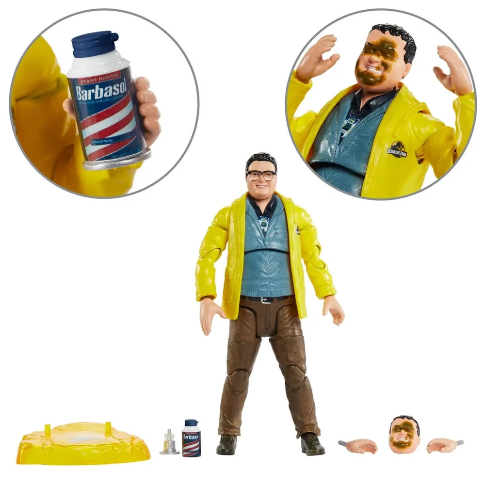 Mattel Jurassic World Amber Collection Actionfigur - Dennis Nedry Bild 1