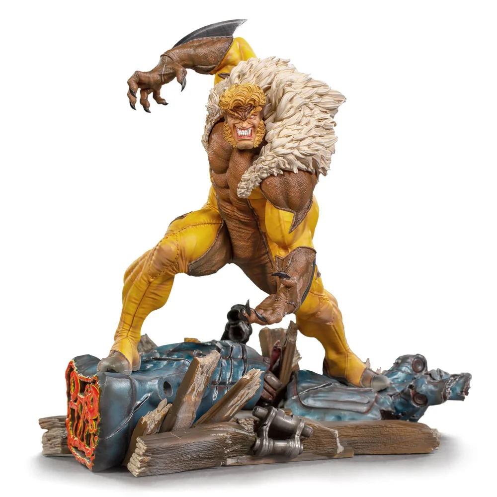 Iron Studios Marvel Comics BDS Art Figur im Maßstab 1:10 Sabretooth 21 cm Bild 1