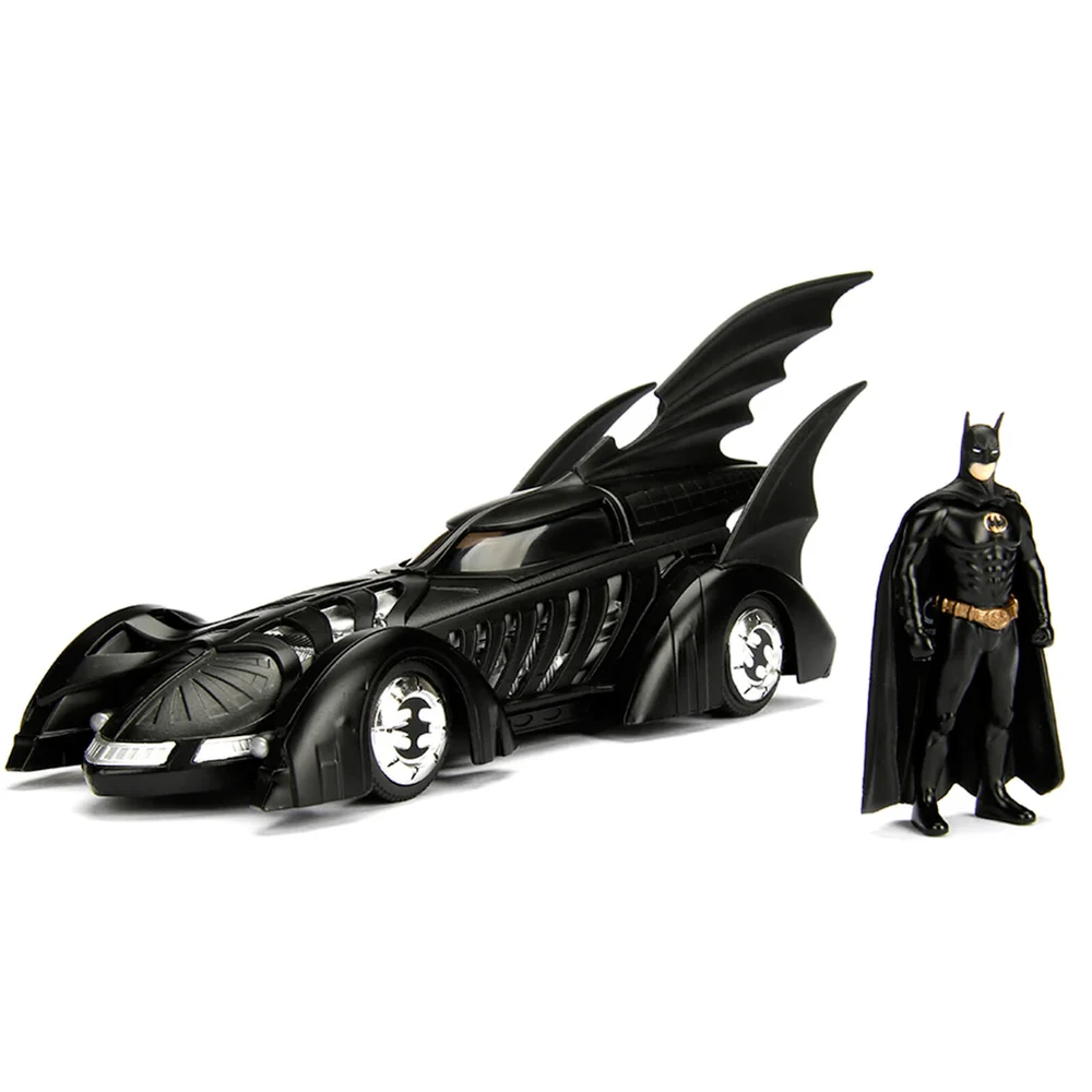 Jada Batman Forever Batmobile Druckguss im Maßstab 1:24 mit Figur Bild 1