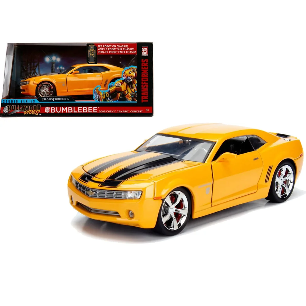 Jada Druckguss-Figur im Maßstab 1:24 Bumblebee 2006 Camaro Bild 1