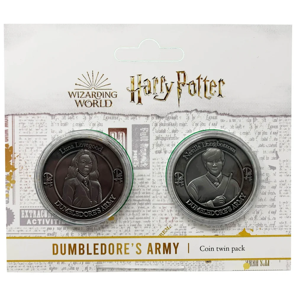 Harry Potter Dumbledore Army Sammlermünzensatz : Neville und Luna Bild 1