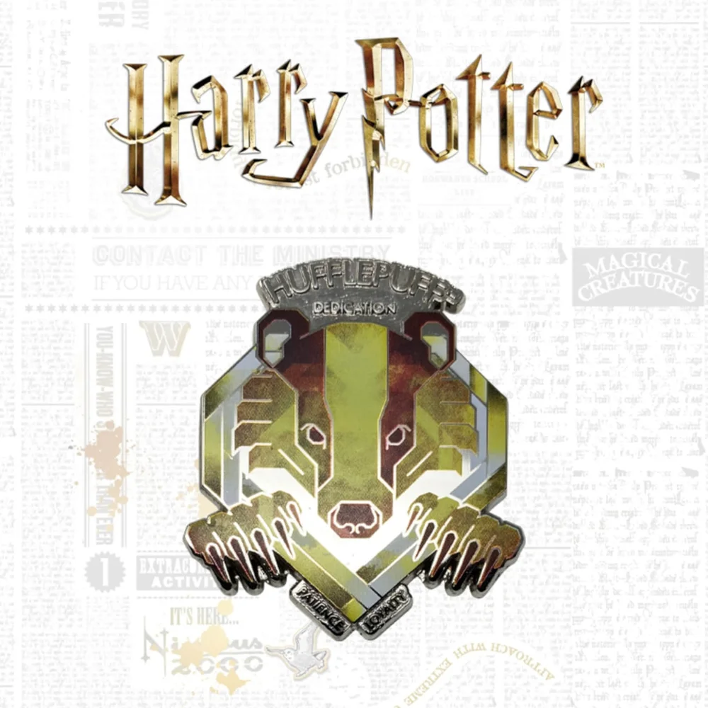 Harry Potter limitierte Auflage Hufflepuff Anstecker Bild 1