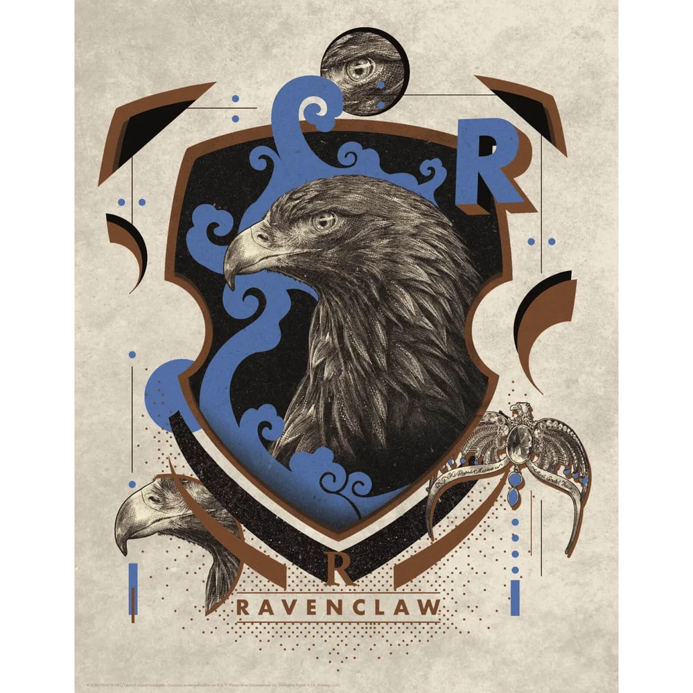 Harry Potter Kunstdruck: Ravenclaw-Wappen Bild 1