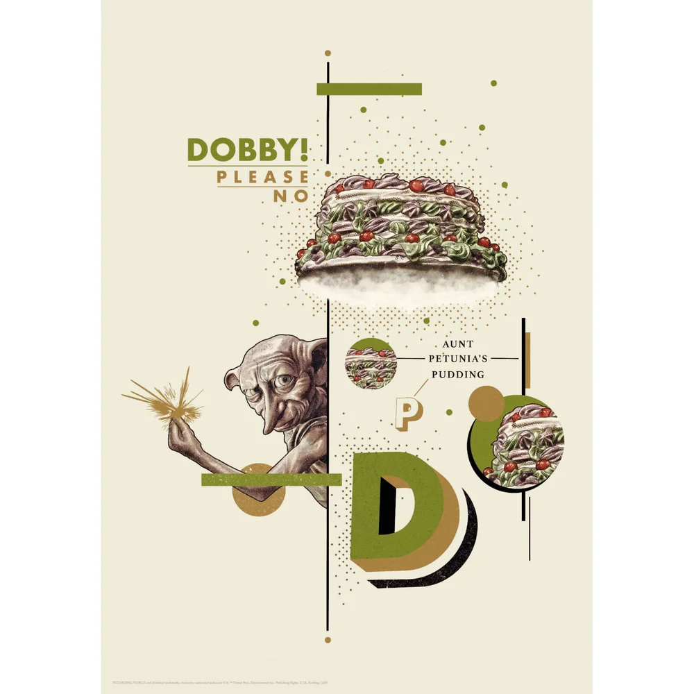 Harry Potter Premium-Kunstdruck in limitierter Auflage: Dobby No! Bild 1