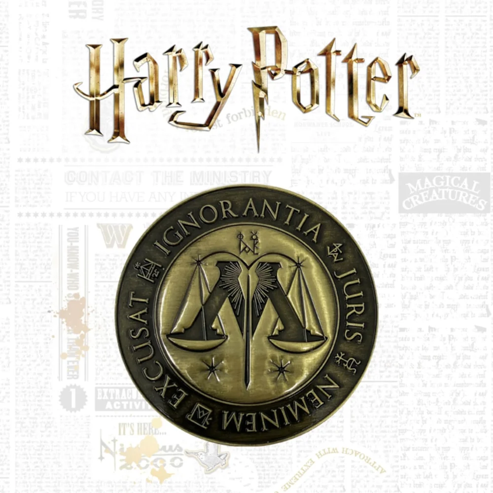 Harry Potter Medaillon in limitierter Auflage - Ministerium für Zauberei Bild 1