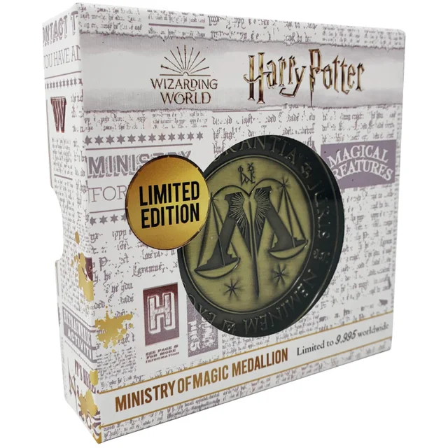 Harry Potter Medaillon in limitierter Auflage - Ministerium für Zauberei