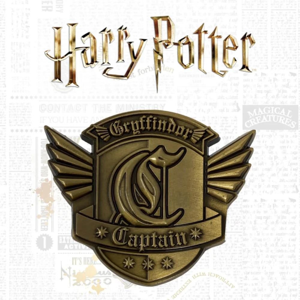 Harry Potter Medaillon in limitierter Auflage - Kapitän der Gryfindor-Mannschaft Bild 1