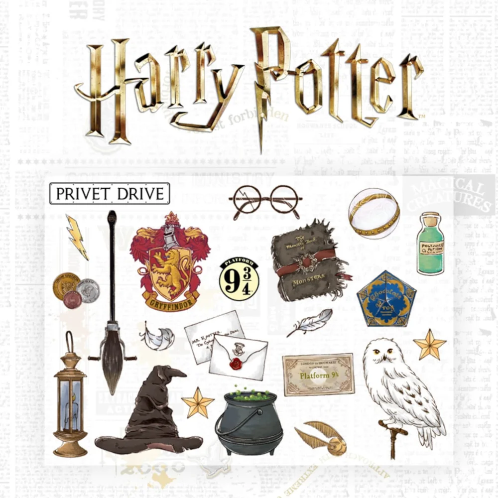 Harry Potter Wandaufkleber-Set Bild 1
