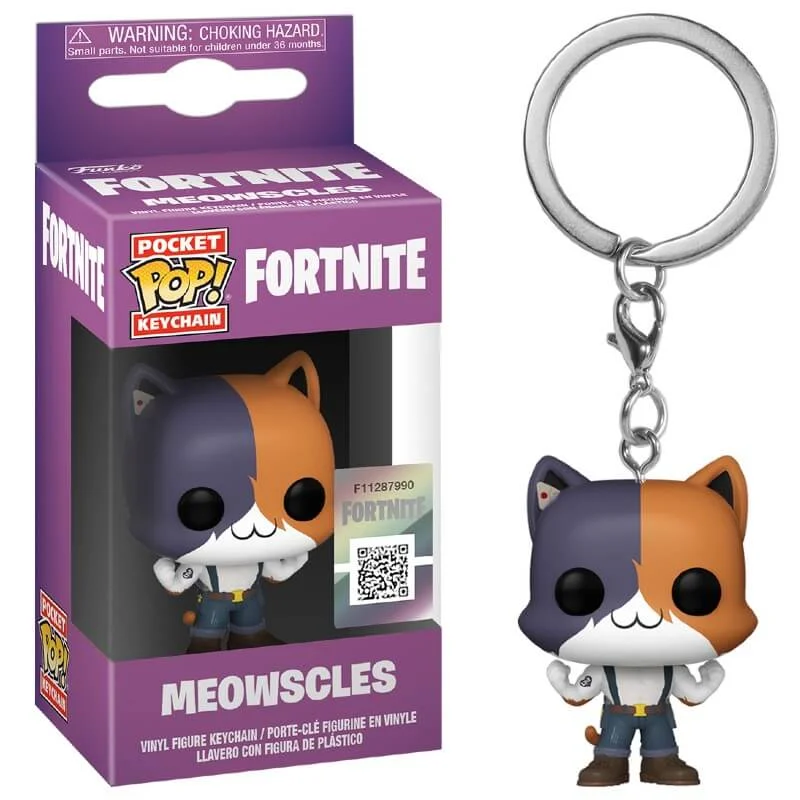 Fortnite Meowscles Pop! Schlüsselanhänger Bild 1
