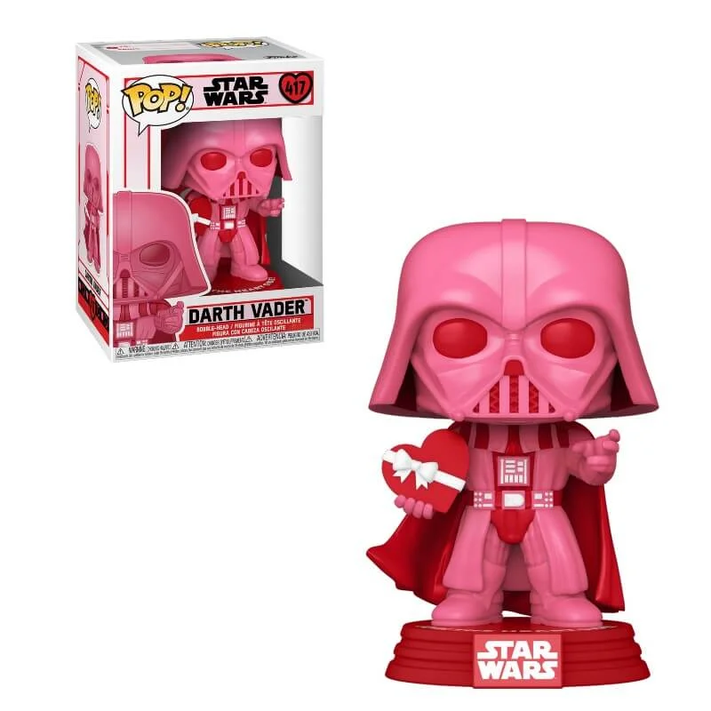 Star Wars Valentinstag Darth Vader mit Herz Pop! Vinylfigur Bild 1