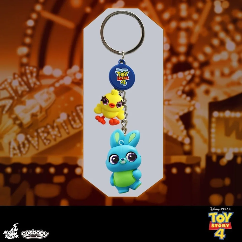 Hot Toys Cosbaby Toy Story 4 Ducky & Bunny Schlüsselanhänger Bild 1