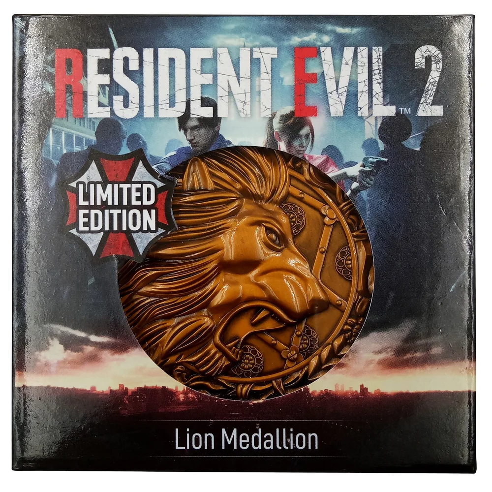 Resident Evil Löwen-Medaillon in limitierter Auflage Bild 1