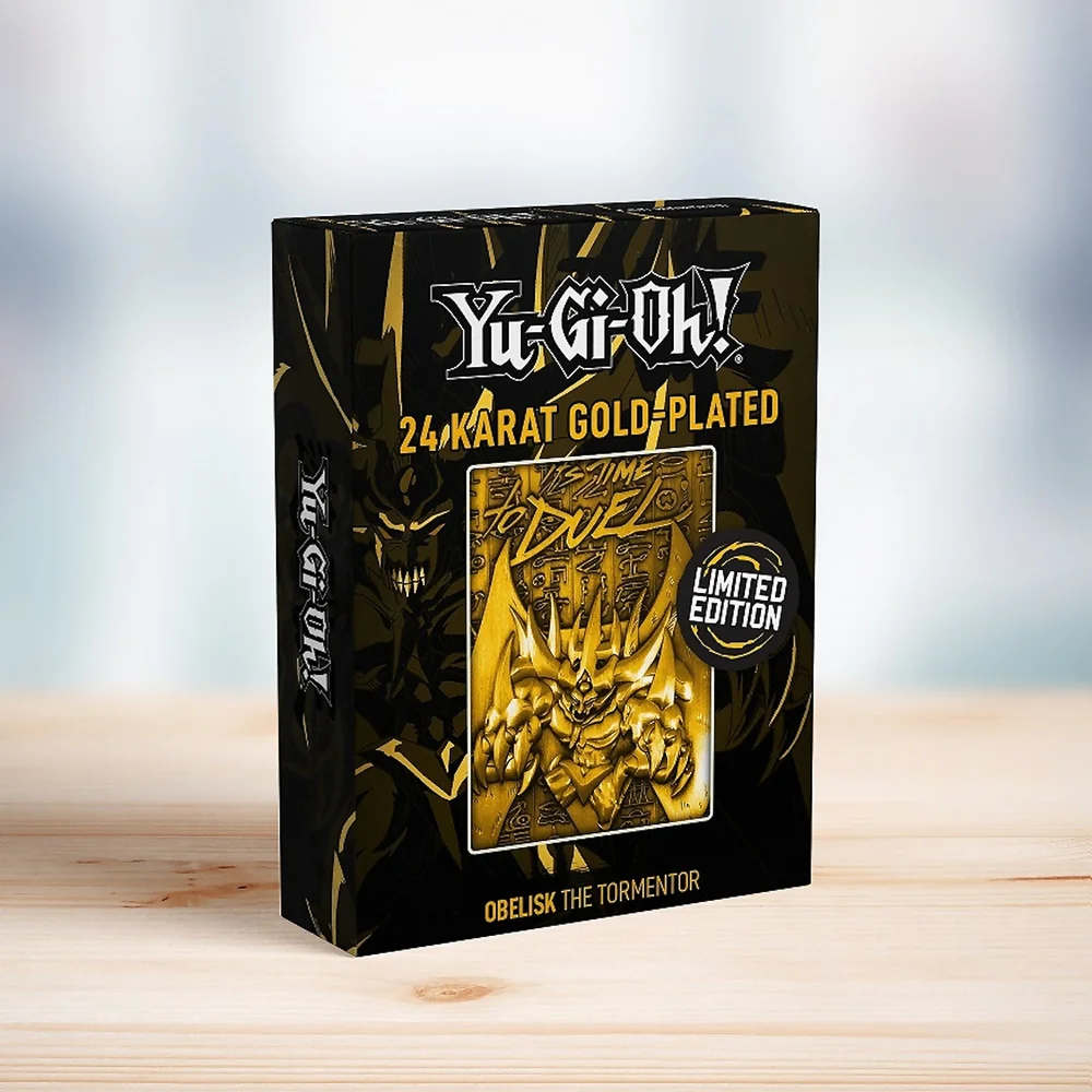 Yu-Gi-Oh! Limitierte Ausgabe der God Card - Obelisk the Tormentor 24k vergoldete Ausgabe Bild 1