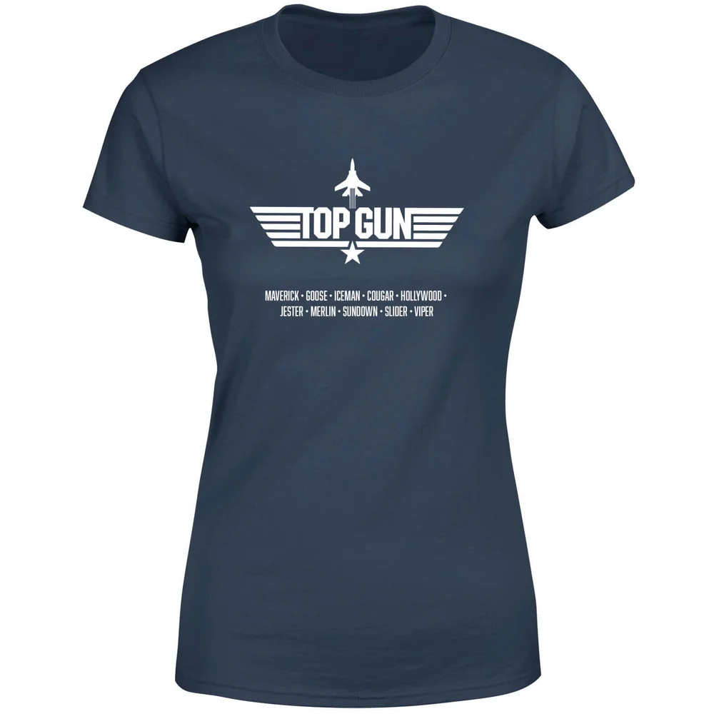 Top Gun Codenames Damen T-Shirt - Navyblau - XS Bild 1