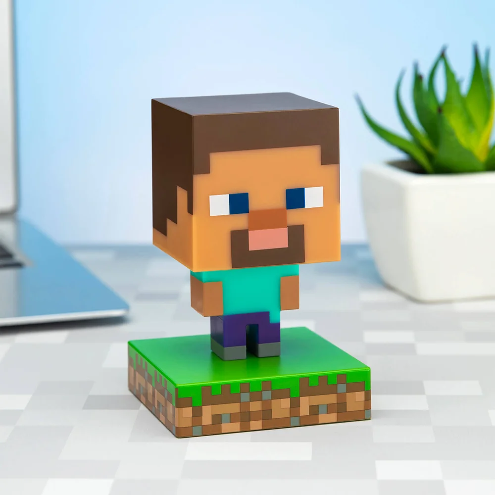 Minecraft Steve Symbol-Leuchte Bild 1