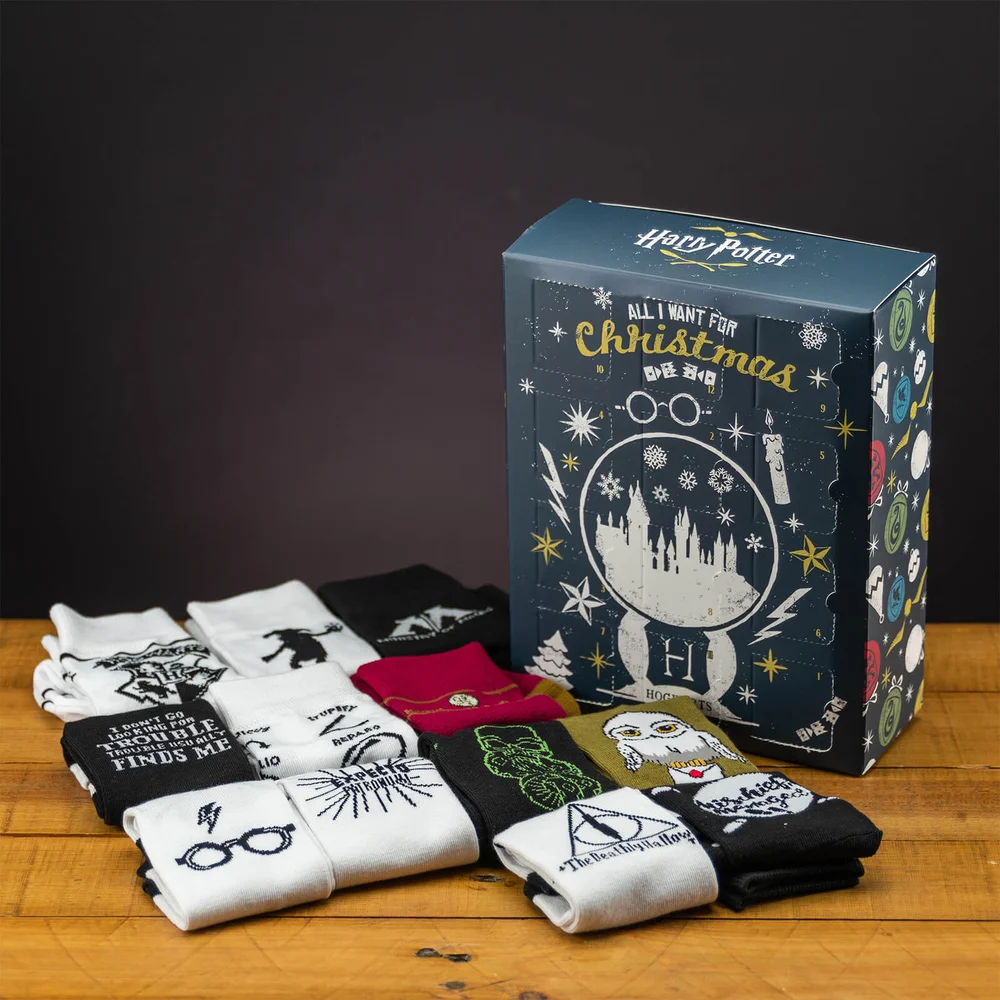 Harry Potter Socks 12 Day Advent Calendar Bild 1