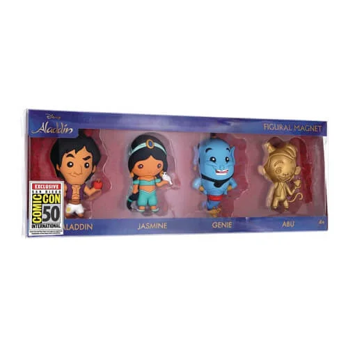 Disney Aladdin 3D Figural Magnet 4-Pack - SDCC 2019 Exclusive Bild 1