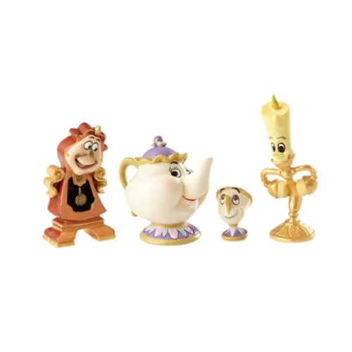 Disney Showcase Beauty and the Beast Enchanted Objects Set Bild 1