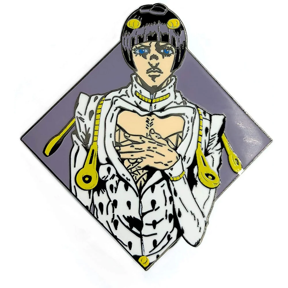 Jojo's Bizarre Adventure Diamant Bruno Bucciarati Emaille-Anstecker Bild 1