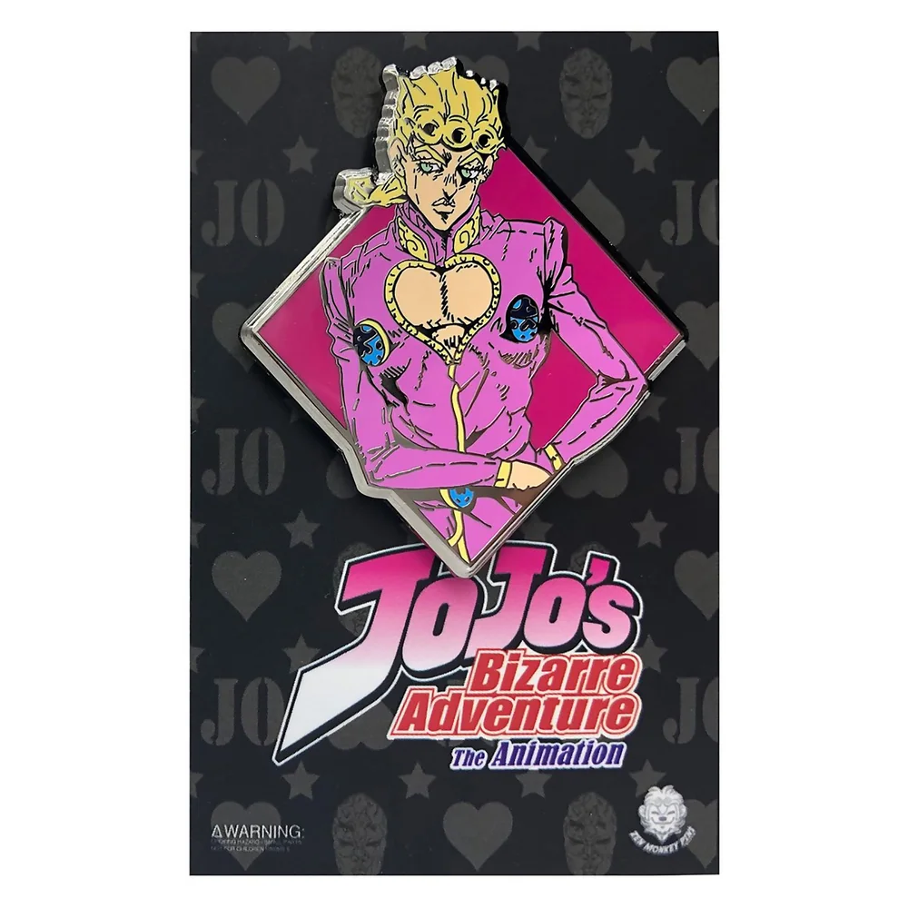 Jojo's Bizarre Adventure Diamond Giorno Giovanna Emaille-Anstecker Bild 1