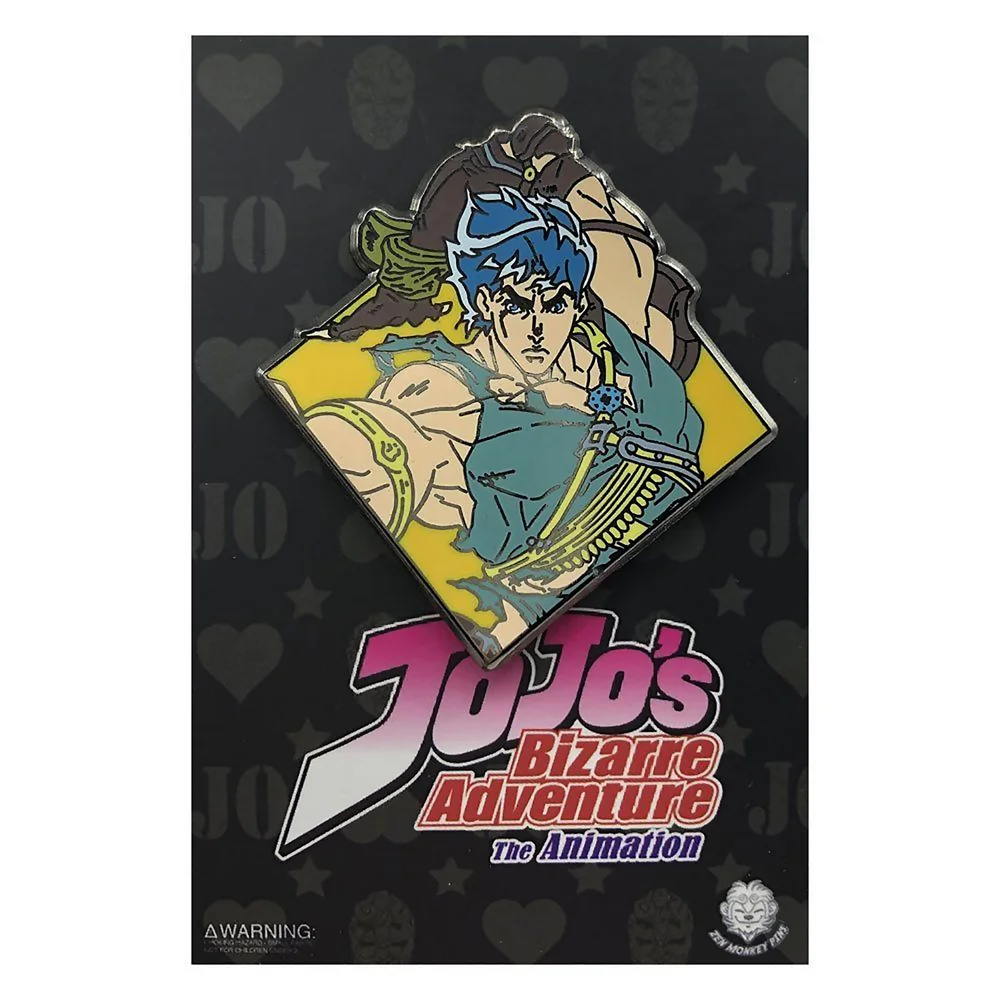Jojo's Bizarre Adventure Diamant Jonathan Joestar Emaille-Anstecker Bild 1