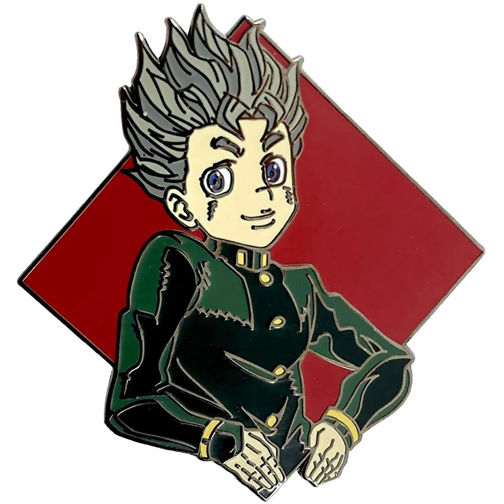 Jojo's Bizarre Adventure Diamant Koichi Emaille-Anstecker Bild 1