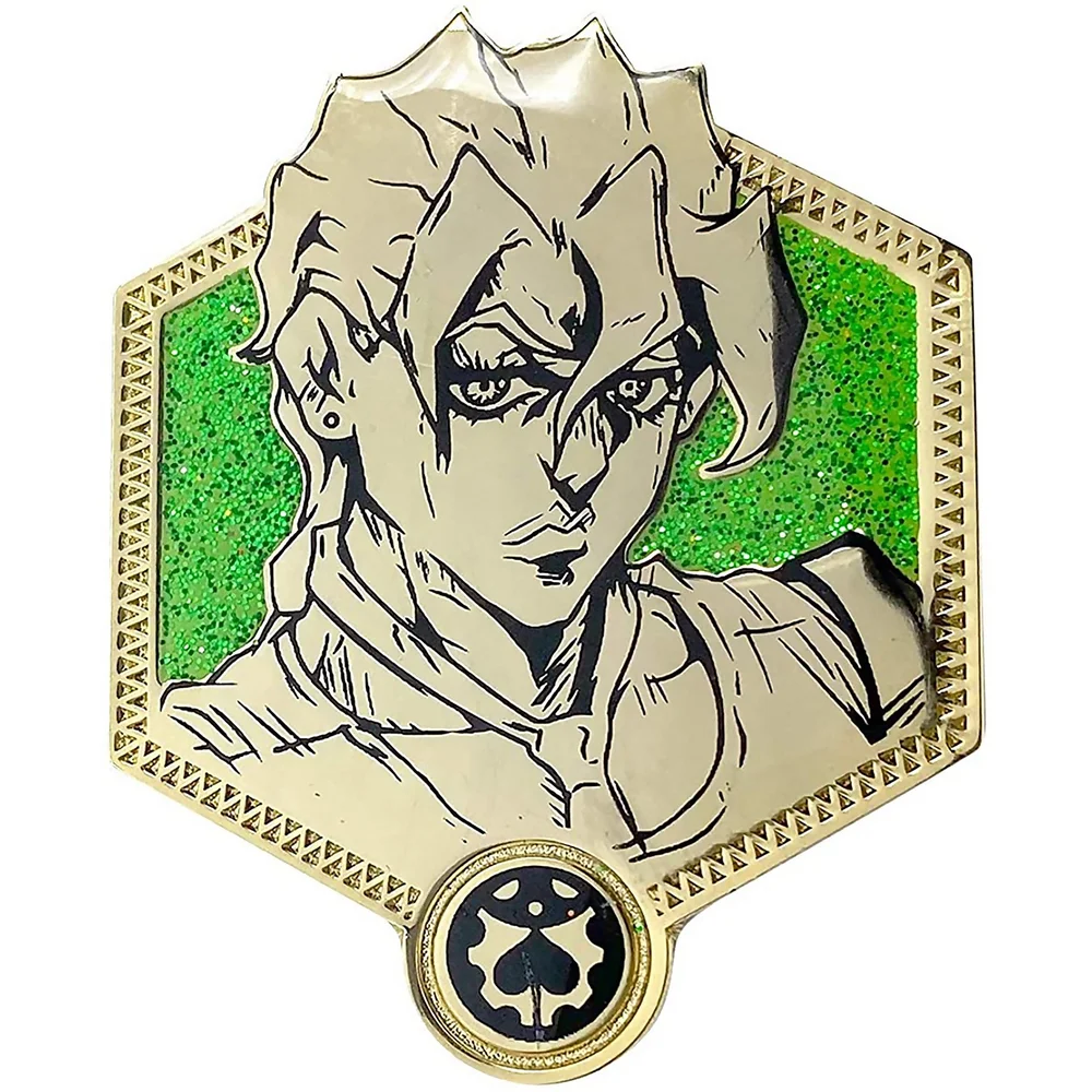 Jojo's Bizarre Adventure Goldener Fugo Emaille-Anstecker Bild 1