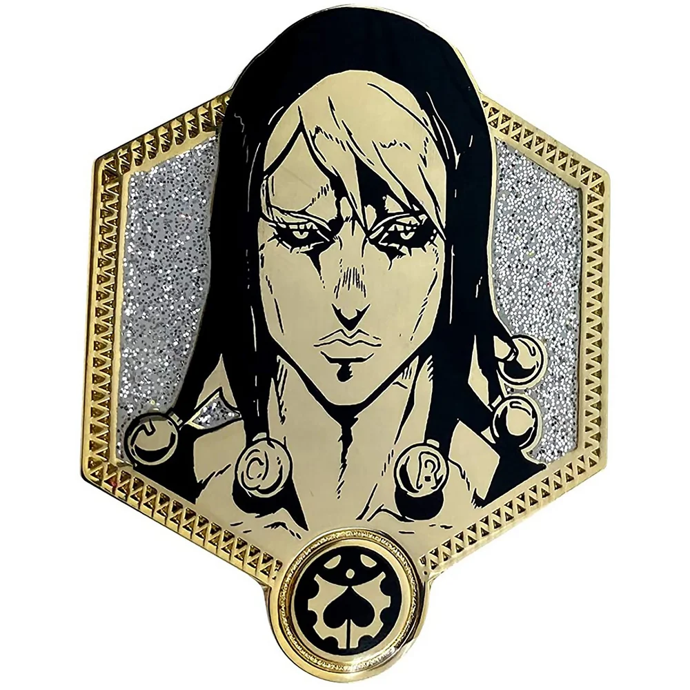 Jojo's Bizarre Adventure Goldener Risotto-Emaille-Anstecker Bild 1