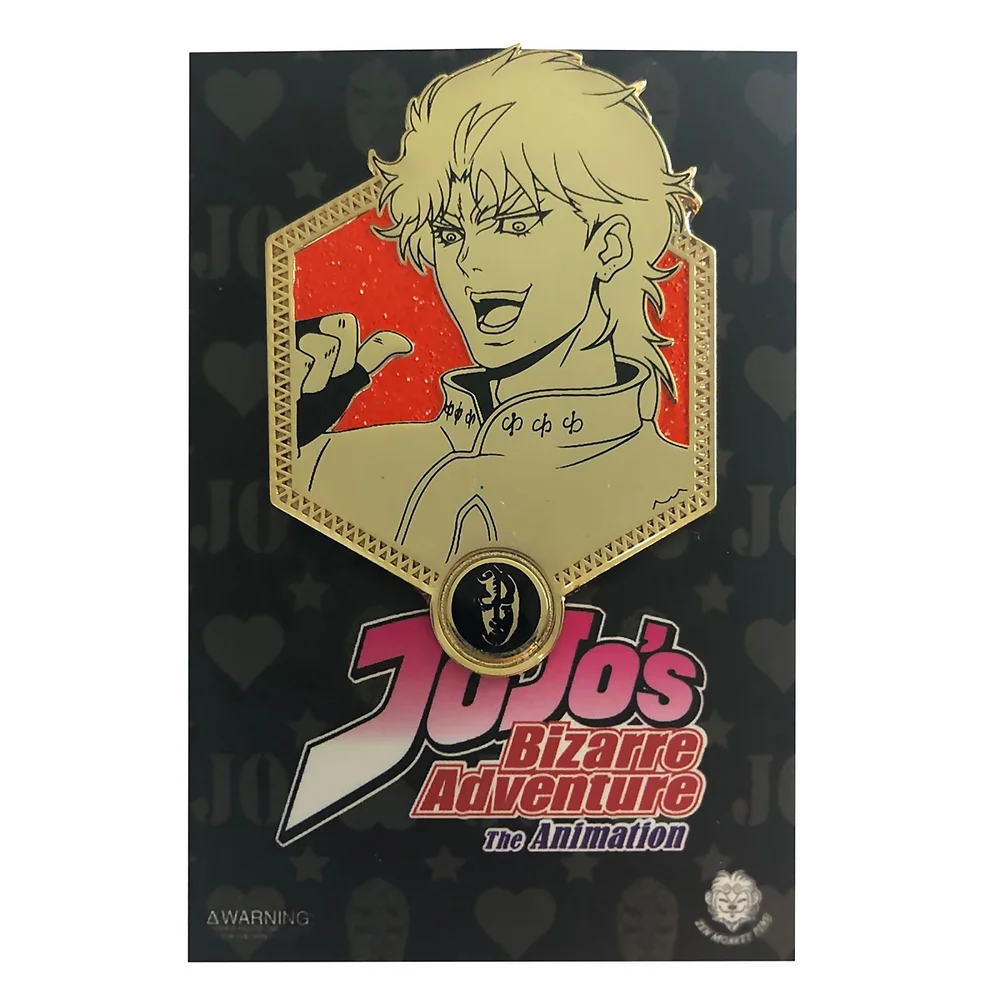 Jojo's Bizarre Adventure Goldener junger Dio Emaille-Anstecker Bild 1