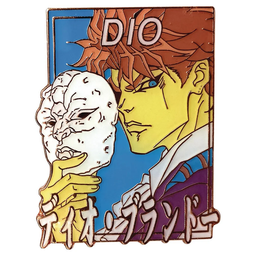Jojo's Bizarre Adventure Pastell Dio Brando Emaille-Anstecker Bild 1