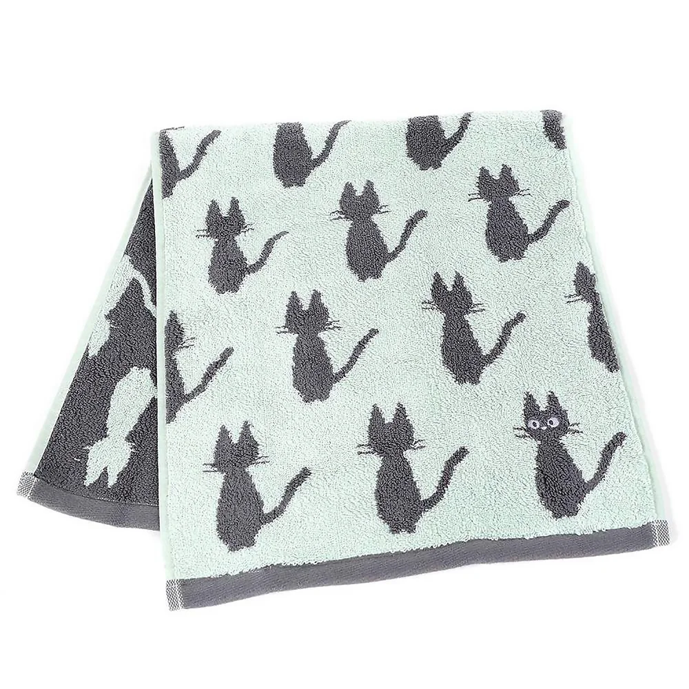 Kiki's Delivery Service Jiji Silhouette Handtuch Bild 1