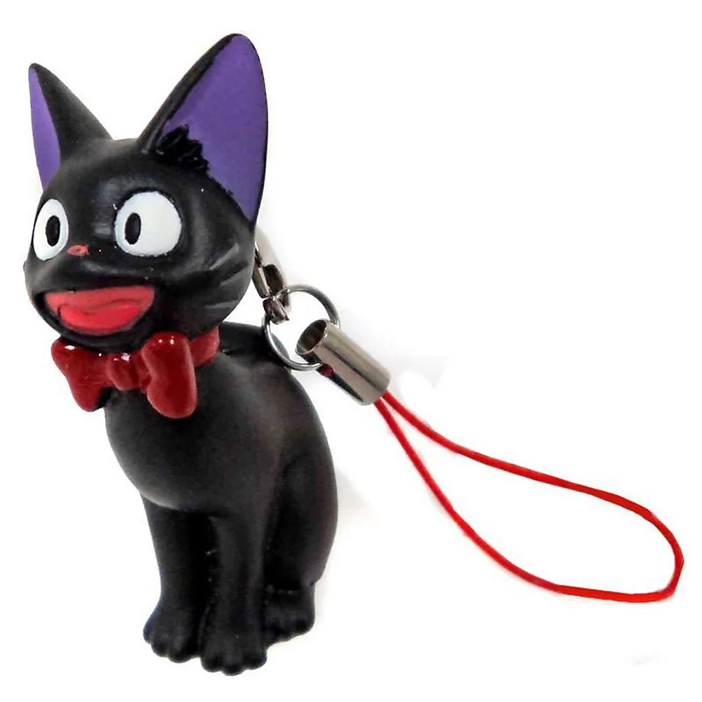 Kiki's Delivery Service Laughing Jiji Soft Vinyl Phone Charm Bild 1